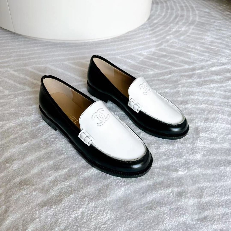 Ch*el leather shoes